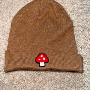 Brown Mushroom Patch Kids Beanie